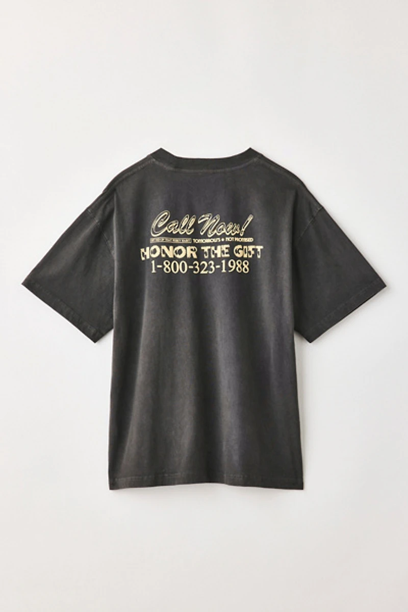 Honor The GIft Procrastination Hotline Graphic Tee