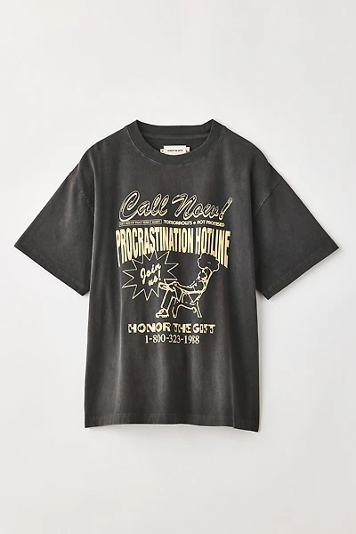 Honor The GIft Procrastination Hotline Graphic Tee