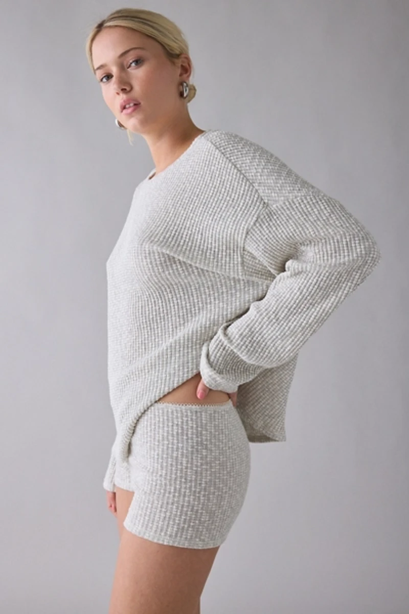 ReMADE By UO Remnants Thermal Knit Micro Short
