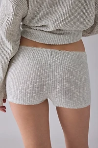 ReMADE By UO Remnants Thermal Knit Micro Short