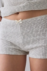 ReMADE By UO Remnants Thermal Knit Micro Short