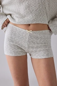 ReMADE By UO Remnants Thermal Knit Micro Short