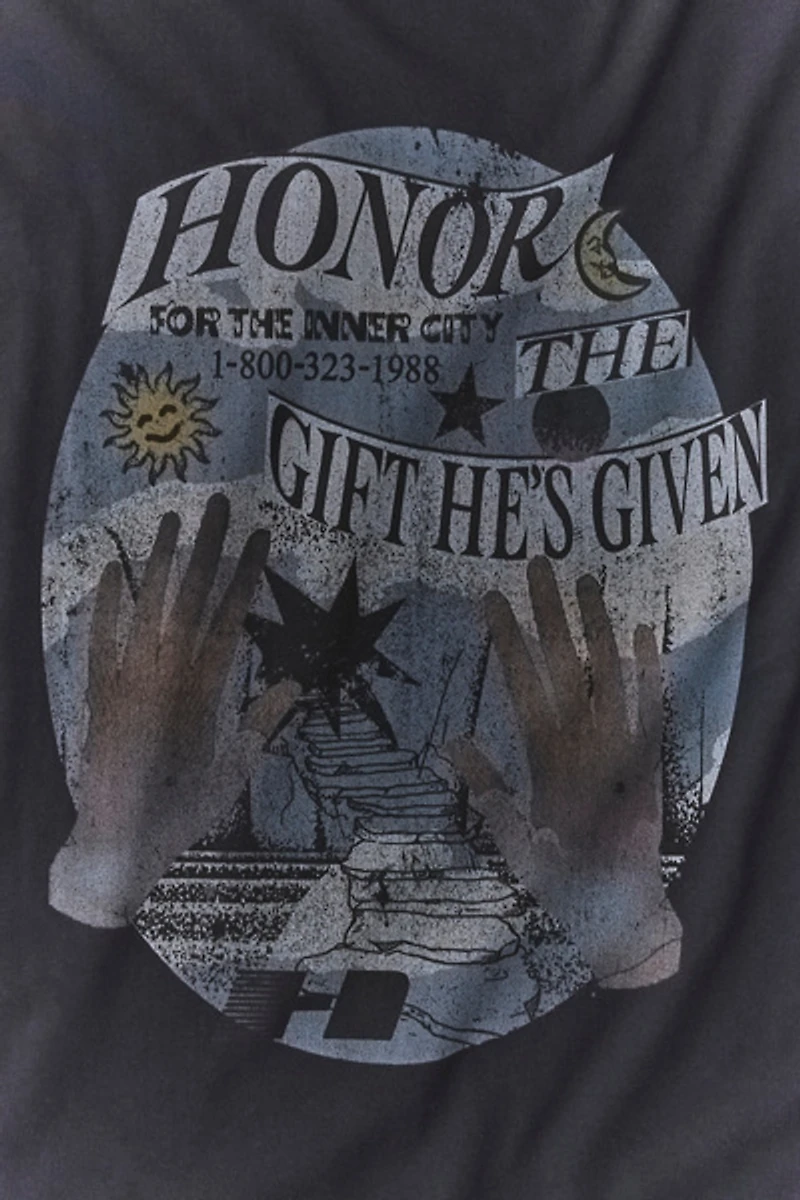 Honor The Gift He's Given Graphic Tee