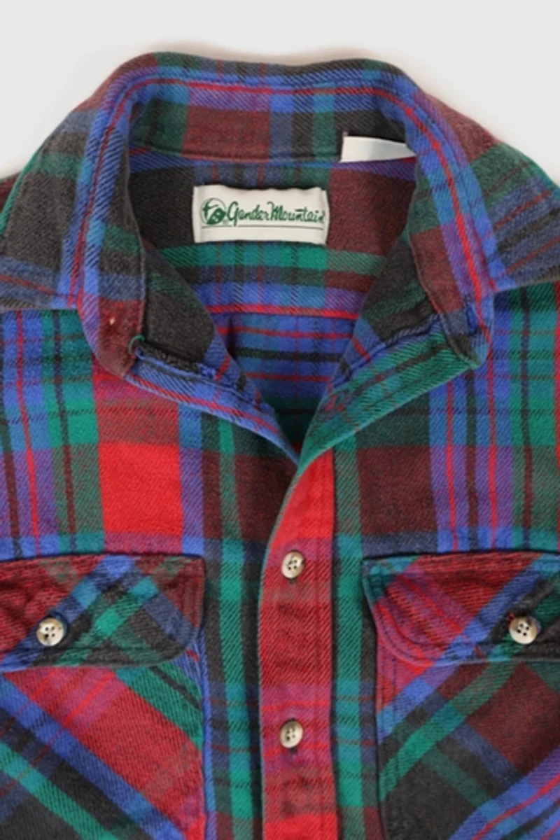 Vintage Plaid Heavyweight Button-Down Shirt