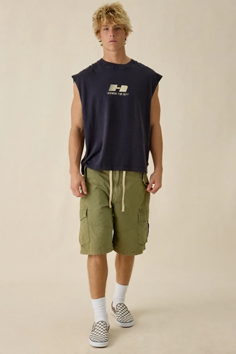 Honor The Gift Frequency Graphic Muscle Tee