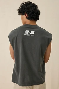 Honor The Gift Do Work Graphic Muscle Tee
