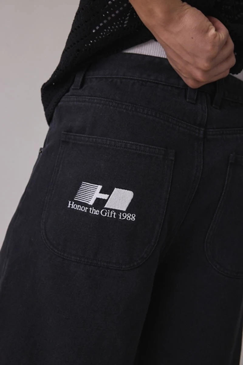 Honor The GIft Frayed Hem Denim Shorts