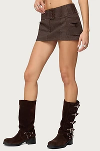 Edikted Lorna Pinstripe Mini Skort