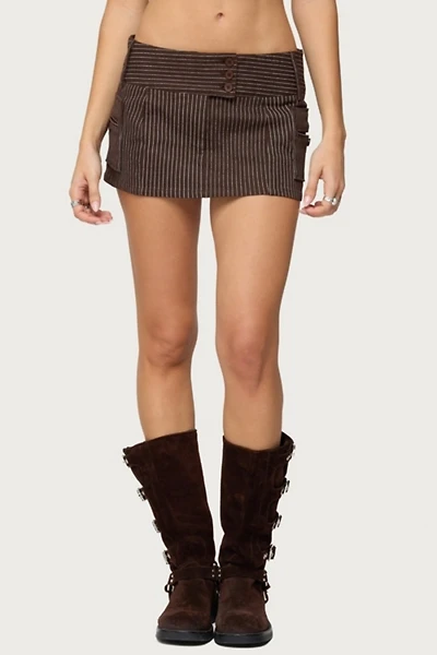 Edikted Lorna Pinstripe Mini Skort