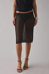 Lioness Luminous Sheer Midi Skirt