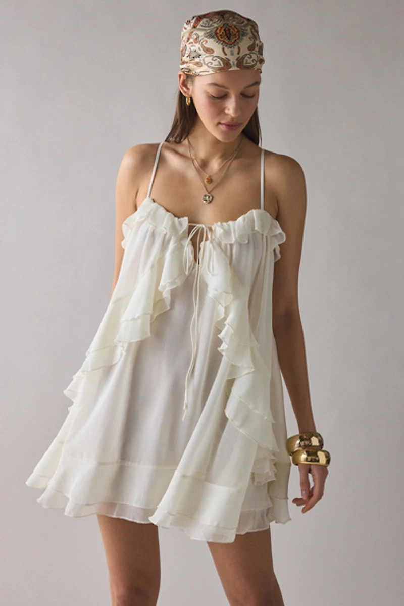 Lioness Ethereal Ruffle Cami Mini Dress