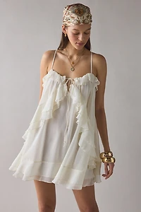Lioness Ethereal Ruffle Cami Mini Dress