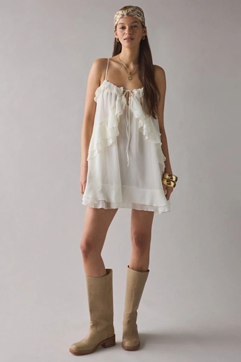 Lioness Ethereal Ruffle Cami Mini Dress