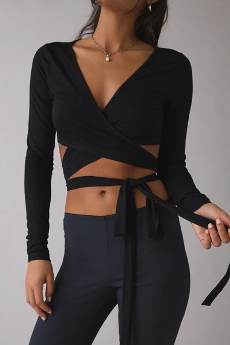 Lioness Boundless Long Sleeve Wrap Top