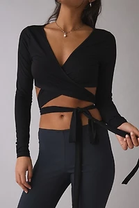 Lioness Boundless Long Sleeve Wrap Top