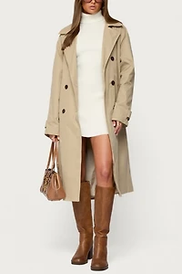 Edikted Amur Maxi Trench Coat