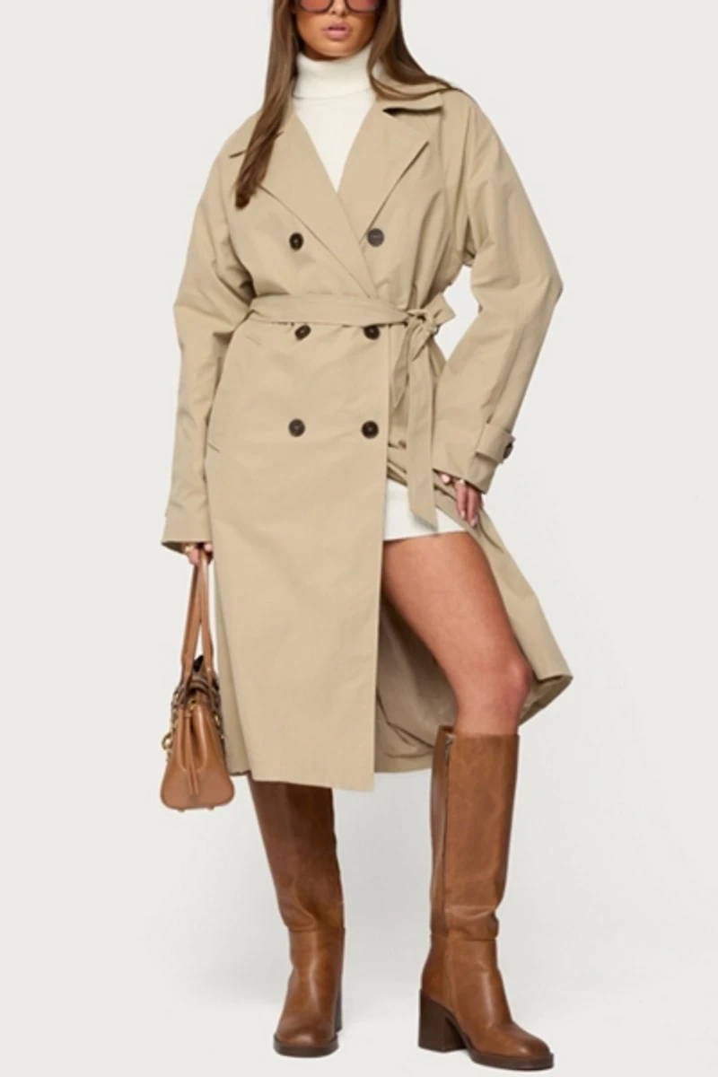 Edikted Amur Maxi Trench Coat