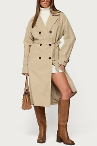 Edikted Amur Maxi Trench Coat