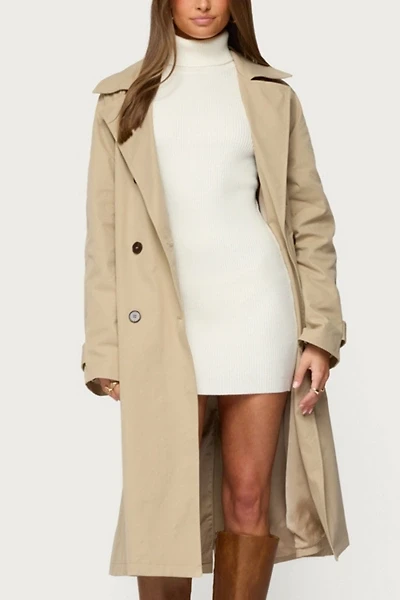 Edikted Amur Maxi Trench Coat