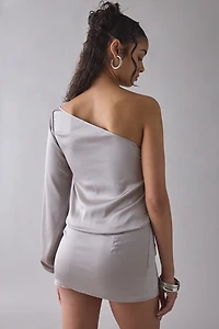 Lioness Frost Asymmetric One-Shoulder Mini Dress