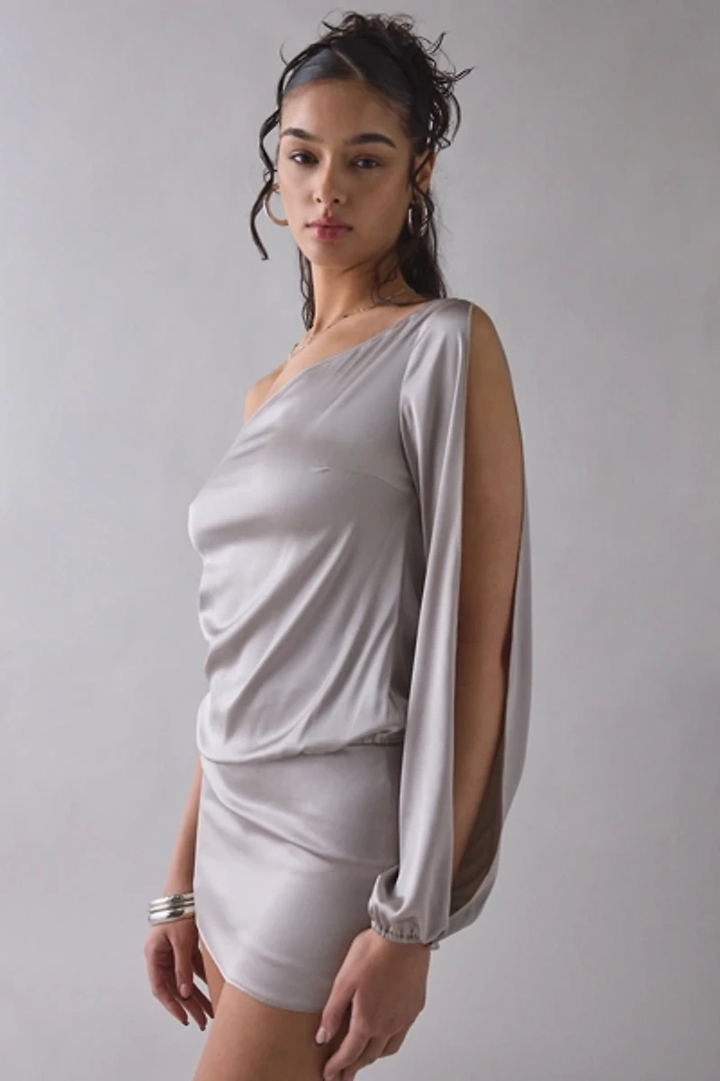 Lioness Frost Asymmetric One-Shoulder Mini Dress