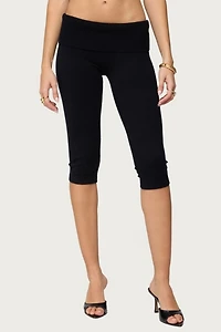 Edikted Skyla Knit Capri Pants