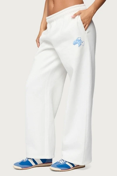 Edikted Keychain Cutie Straight Leg Sweatpants