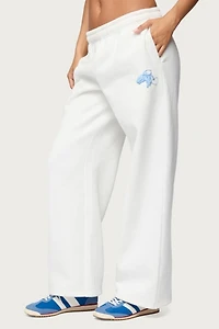 Edikted Keychain Cutie Straight Leg Sweatpants