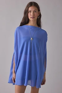 Lioness Aura Sheer Boatneck Poncho