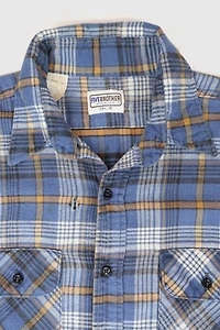 Vintage Plaid Button-Down Shirt
