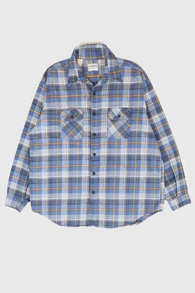 Vintage Plaid Button-Down Shirt