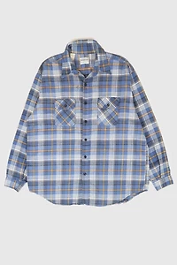 Vintage Plaid Button-Down Shirt