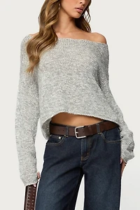 Edikted Florentina Off Shoulder Sweater