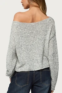 Edikted Florentina Off Shoulder Sweater