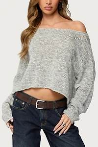 Edikted Florentina Off Shoulder Sweater