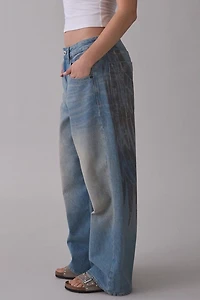 BDG Jaya Angel Wings Graphic Baggy Boyfriend Jeans