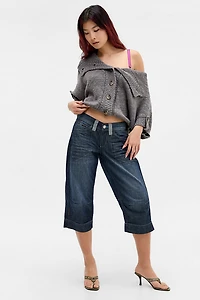 BDG Cyris Low-Rise Relaxed Straight Capri Jeans