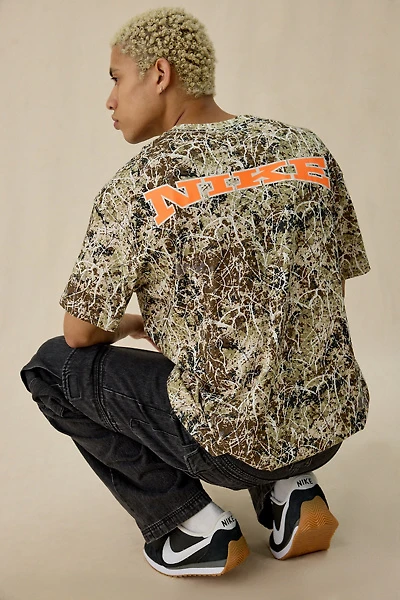 Nike Logo Graphic Allover Camo Tee