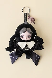 POP MART SKULLPANDA X Wednesday Classic Pendant Plushie Keychain