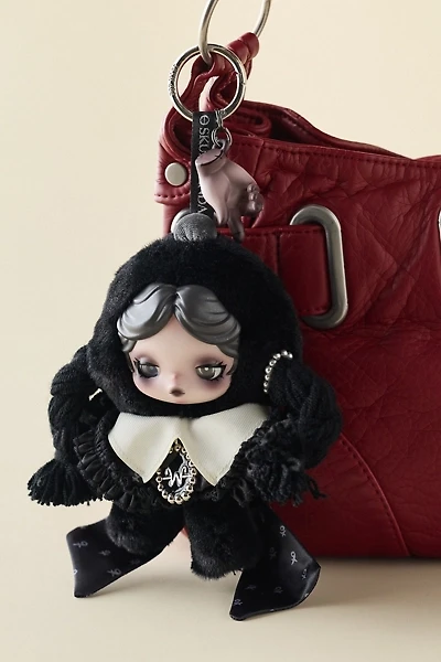 POP MART SKULLPANDA X Wednesday Classic Pendant Plushie Keychain