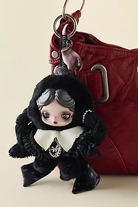 POP MART SKULLPANDA X Wednesday Classic Pendant Plushie Keychain