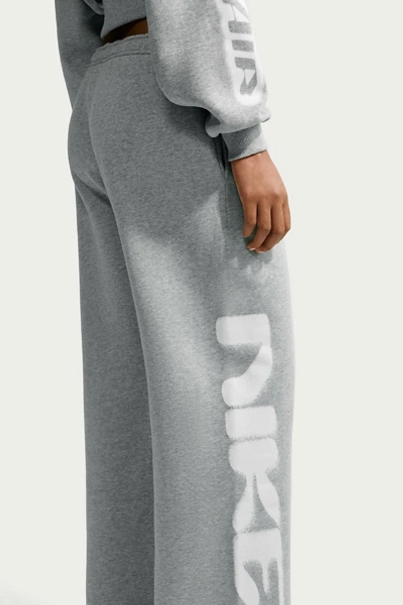 Nike Sportswear Studio Fleece Graphic Straight-Leg Sweatpants
