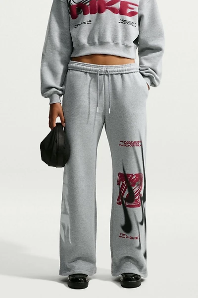 Nike Sportswear Studio Fleece Graphic Straight-Leg Sweatpants
