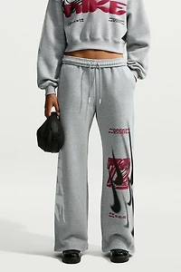 Nike Sportswear Studio Fleece Graphic Straight-Leg Sweatpants