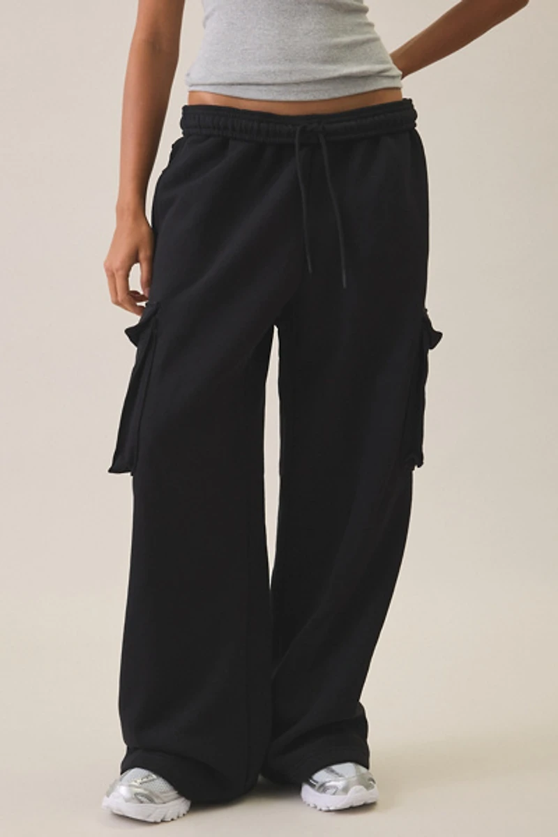 Nike Sportswear Studio Fleece Oversized High-Rise Cargo Pants