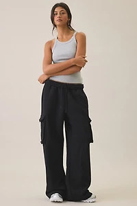 Nike Sportswear Studio Fleece Oversized High-Rise Cargo Pants