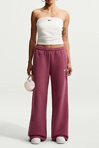 Nike Studio Fleece Mid-Rise Wide Leg Pants