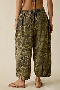 iets frans… Harri Piped Wide Leg Cropped Jogger Pants