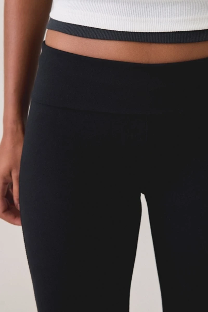 iets frans… Kali Foldover Kick Flare Capri Pants