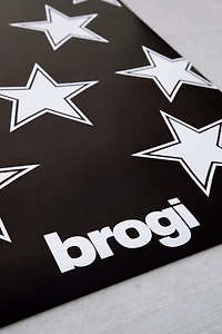 Brogi Yoga Star Print Rubber Yoga Mat